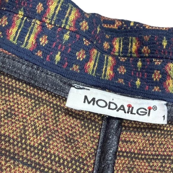 Modailgi Turkish Designer Women's Long Jacket Sleeveless Belted Top Cardigan - Picture 6 of 8